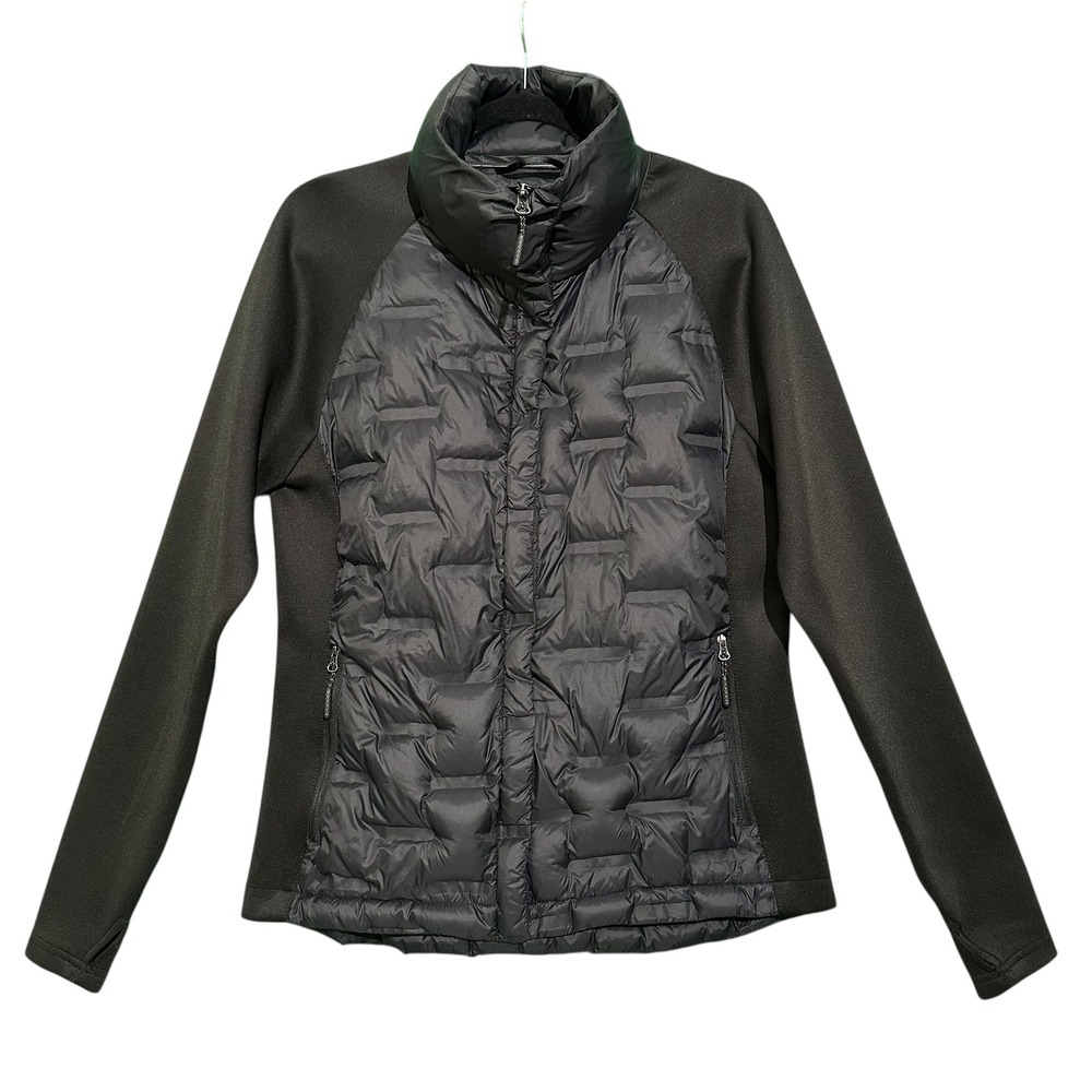 Fossa Apparel‎ Hybrid Down Jacket Black Puffer Softshell Athleisure Outdoor M